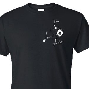 uni-sex astrology tee leo